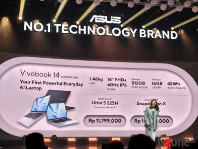 Laptop AI Snapdragon X Termurah Mau Masuk RI, Asus Vivobook 14